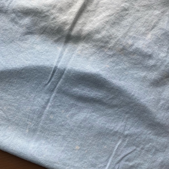 Light blue chambray embroidered sleeveless dress. Medium - Picture 9 of 12